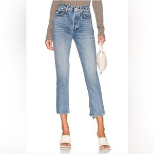 Agolde Riley High Rise Straight Crop Size 29